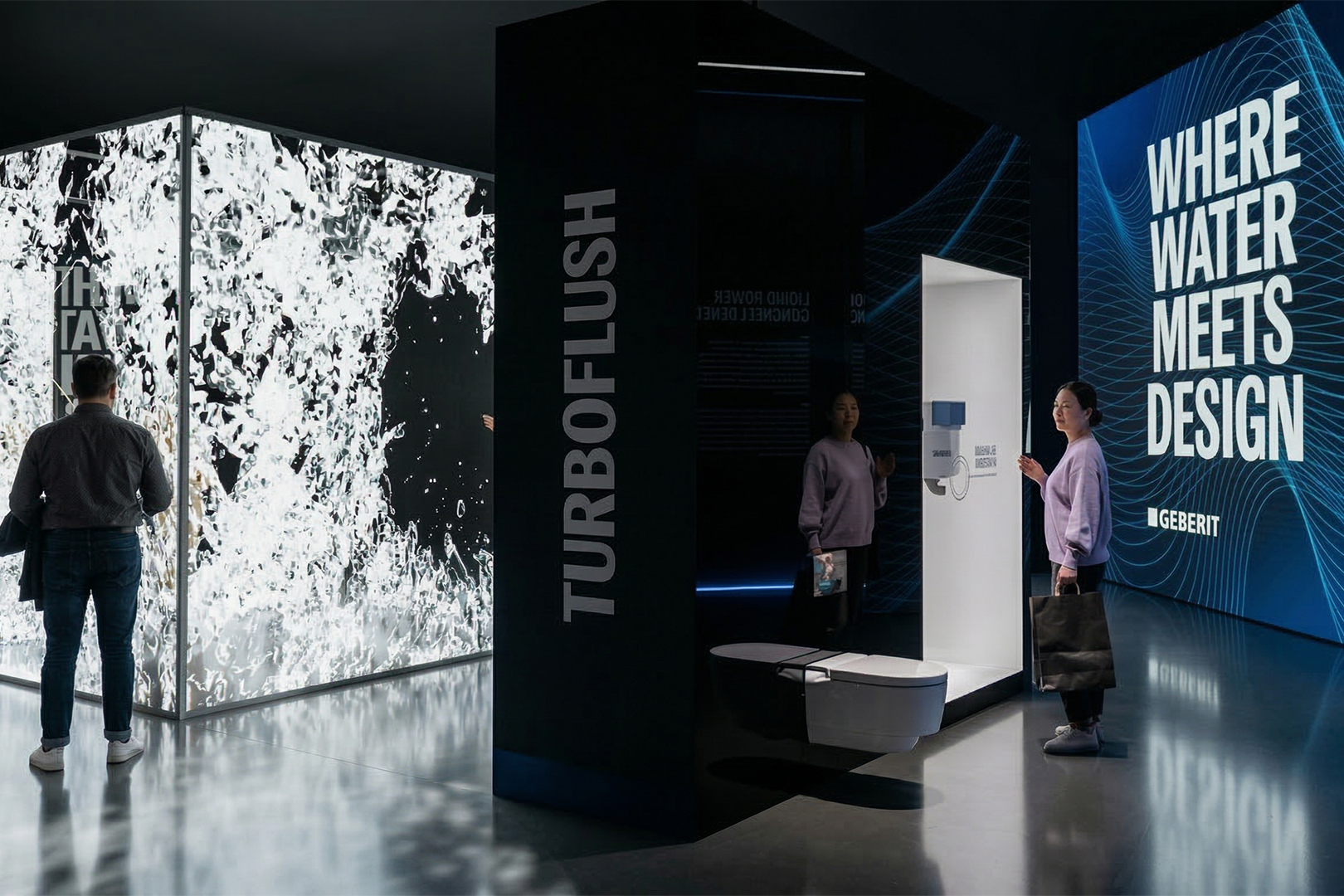 Geberit — Video 3D e Holobox al Salone del Mobile