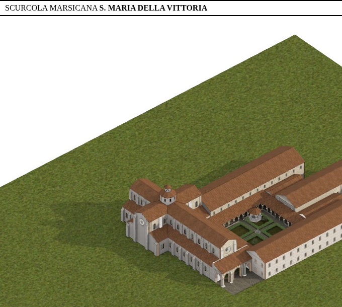Abbazia di S.Maria della Vittoria a Scurcola — Rilievo 3D e Ricostruzione 3D