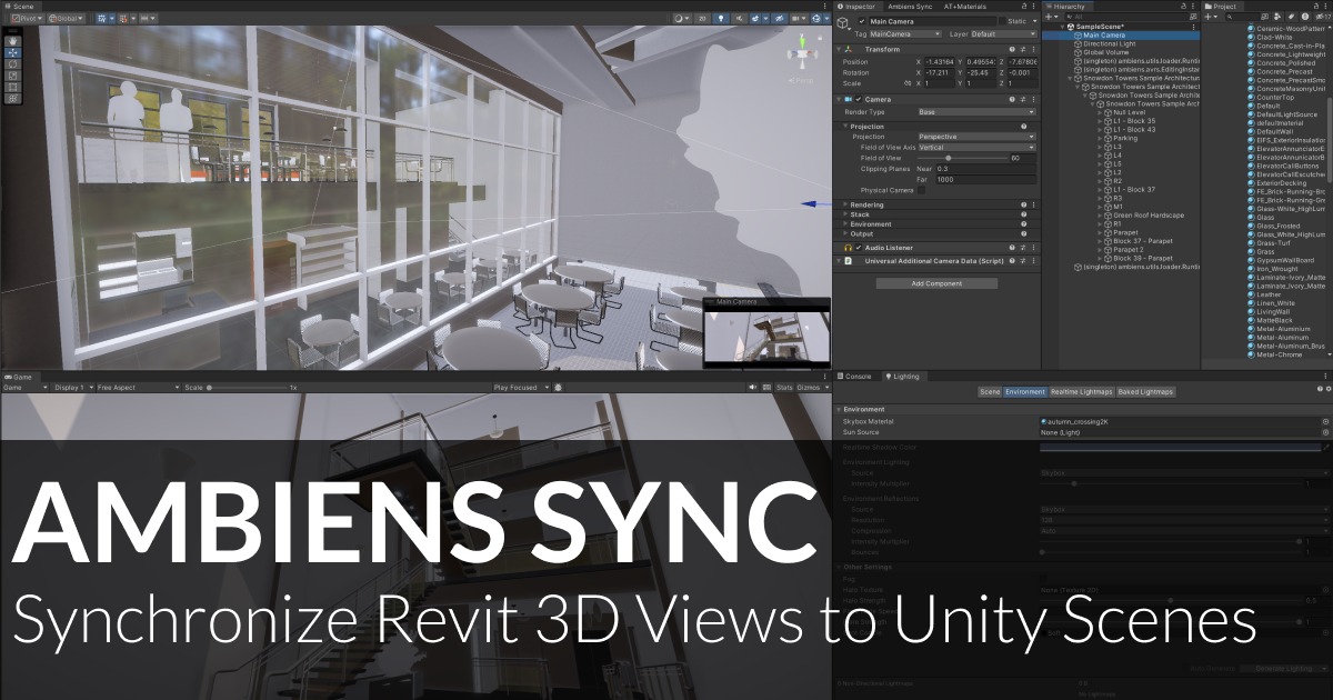 Sync - Plugin di Sincronizzazione Dati da Revit a Unity